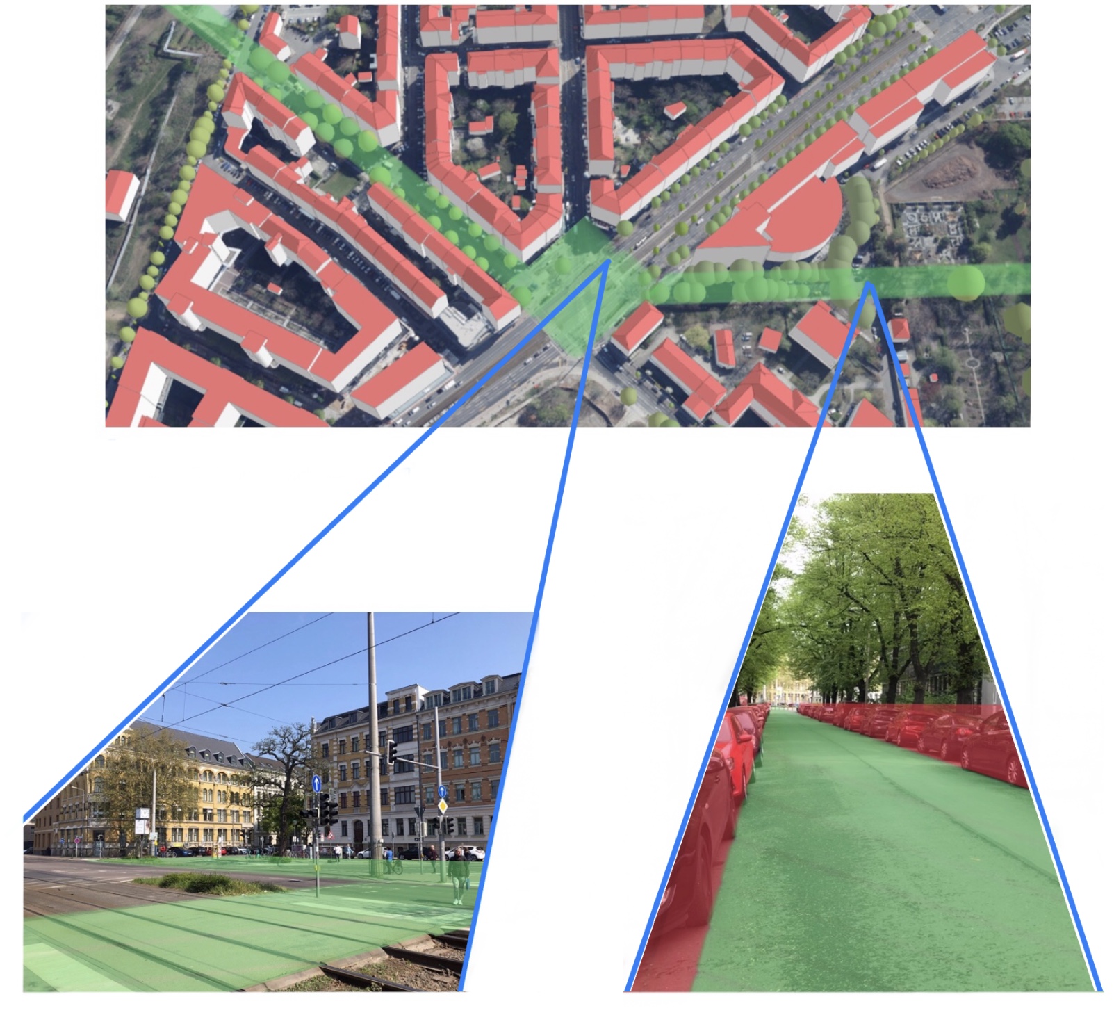 Der Ostplatz als Stadtplatz Ökolöwe